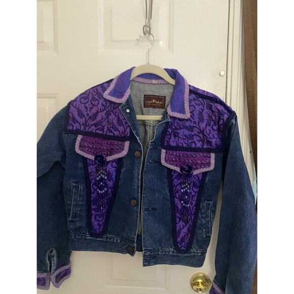 Sergio Valente Denim Button Jacket Womens Size Medium Y2K - Picture 2 of 10